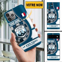 Le Puy Foot 43 Auvergne – Étui pour téléphone Édition spéciale Avec Nom Personnalisé
