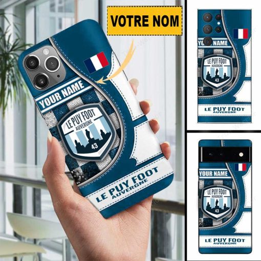 Le Puy Foot 43 Auvergne – Étui pour téléphone Édition spéciale Avec Nom Personnalisé