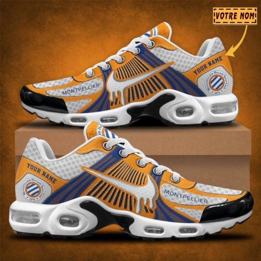 Chaussures Air Max Plus Montpellier HSC Nouvelle édition avec nom personnalisé
