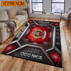Veste matelassée OGC Nice Nouvelle version avec nom personnalisé