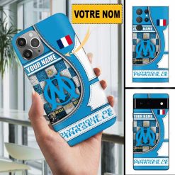 Olympique de Marseille – Étui pour téléphone Édition spéciale Avec Nom Personnalisé
