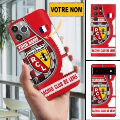 RC Lens – Étui pour téléphone Édition spéciale Avec Nom Personnalisé