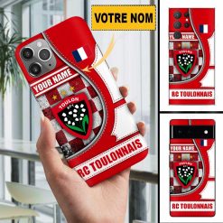RC Toulonnais – Étui pour téléphone Édition spéciale Avec Nom Personnalisé