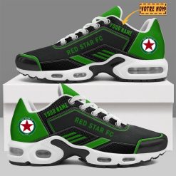 Red Star FC – Chaussures Air Max Plus Nouvelle Version avec nom personnalisé