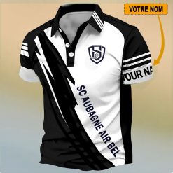 SC Aubagne Air Bel – Chemise polo Nouveau Design Avec Nom Personnalisé