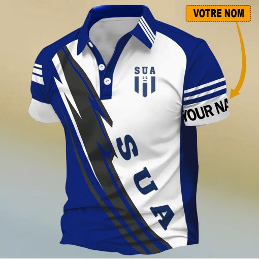SU Agen – Chemise polo Nouveau Design Avec Nom Personnalisé