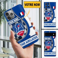 Stade Aurillacois – Étui pour téléphone Édition spéciale Avec Nom Personnalisé