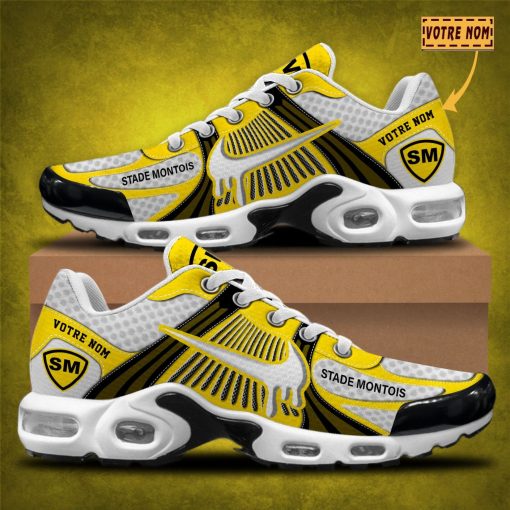 Chaussures Air Max Plus Stade Montois Rugby Nouvelle édition avec nom personnalisé