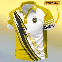 Stade Rochelais – Chemise polo Nouveau Design Avec Nom Personnalisé