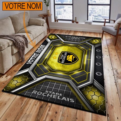 Stade Rochelais – Tapis de sol Nouveau Design avec nom personnalisé