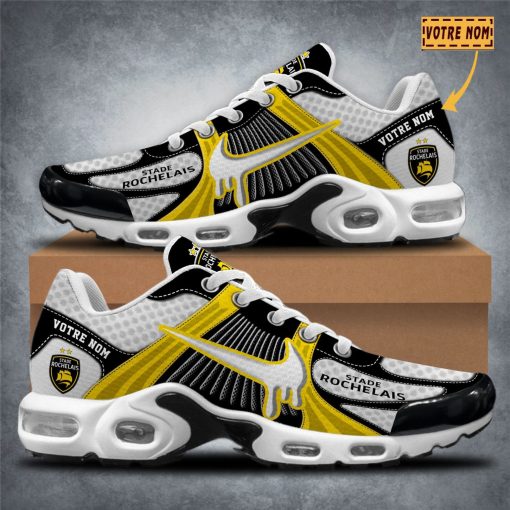 Chaussures Air Max Plus Stade Rochelais Nouvelle édition avec nom personnalisé