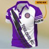 Toulouse FC – Chemise polo Nouveau Design Avec Nom Personnalisé