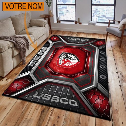 US Boulogne – Tapis de sol Nouveau Design avec nom personnalisé