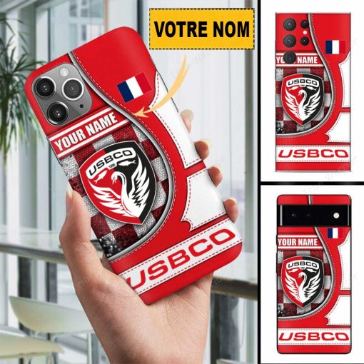 US Boulogne – Étui pour téléphone Édition spéciale Avec Nom Personnalisé