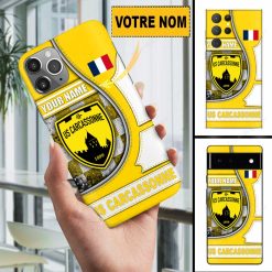 US Carcassonnaise – Étui pour téléphone Édition spéciale Avec Nom Personnalisé