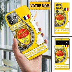 US Orléans Loiret – Étui pour téléphone Édition spéciale Avec Nom Personnalisé