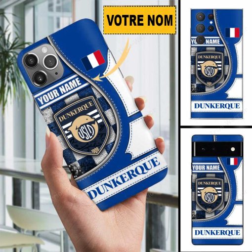 USL Dunkerque – Étui pour téléphone Édition spéciale Avec Nom Personnalisé