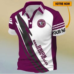 Union Bordeaux Bègles – Chemise polo Nouveau Design Avec Nom Personnalisé
