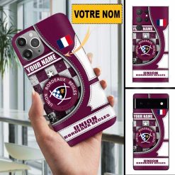 Union Bordeaux Bègles – Étui pour téléphone Édition spéciale Avec Nom Personnalisé