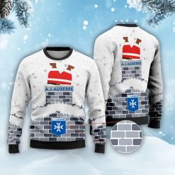 AJ Auxerre – Pull-over à motif de Père Noël
