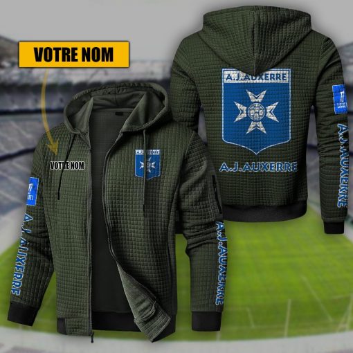 AJ Auxerre – Hoodie de sport nouvelle version avec nom personnalisé AJ Auxerre – Hoodie de sport nouvelle version avec nom personnalisé