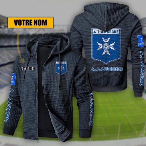 AJ Auxerre – Hoodie de sport nouvelle version avec nom personnalisé AJ Auxerre – Hoodie de sport nouvelle version avec nom personnalisé