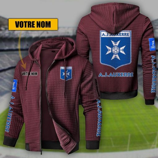 AJ Auxerre – Hoodie de sport nouvelle version avec nom personnalisé AJ Auxerre – Hoodie de sport nouvelle version avec nom personnalisé