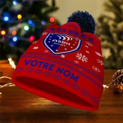 AS Béziers Hérault – Bonnet de Noël Nouvelle Version avec nom personnalisé