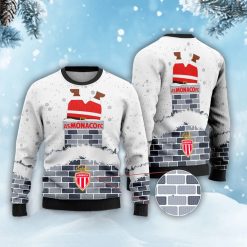 AS Monaco – Pull-over à motif de Père Noël