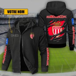 AS Monaco – Hoodie de sport Édition spéciale avec nom personnalisé