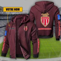 AS Monaco – Hoodie de sport nouvelle version avec nom personnalisé