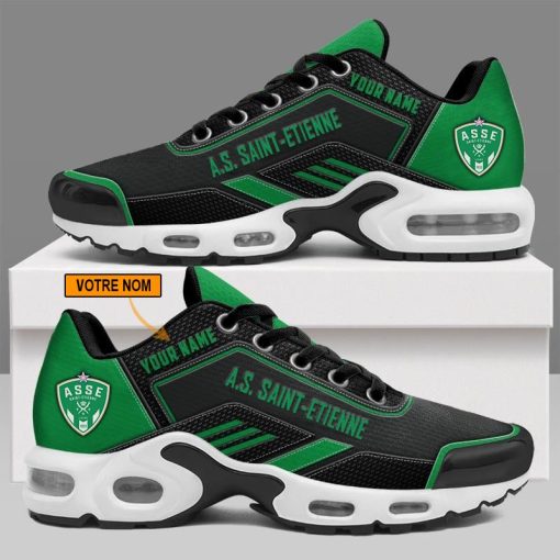 AS Saint-Étienne – Chaussures Air Max Plus Nouveau style avec nom personnalisé AS Saint-Étienne – Chaussures Air Max Plus Nouveau style avec nom personnalisé