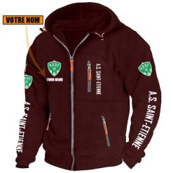 AS Saint-Étienne – Blouson zippé Édition spéciale avec nom personnalisé