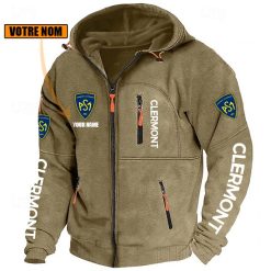 ASM Clermont Auvergne – Blouson zippé Édition spéciale avec nom personnalisé