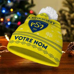 ASM Clermont Auvergne – Bonnet de Noël Nouvelle Version avec nom personnalisé