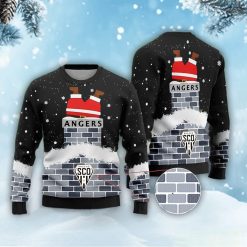 Angers SCO – Pull-over à motif de Père Noël