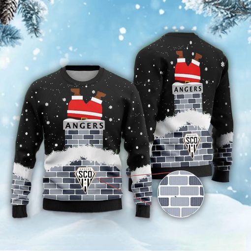 Angers SCO – Pull-over à motif de Père Noël