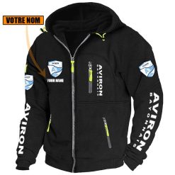 Aviron Bayonnais – Blouson zippé Édition spéciale avec nom personnalisé