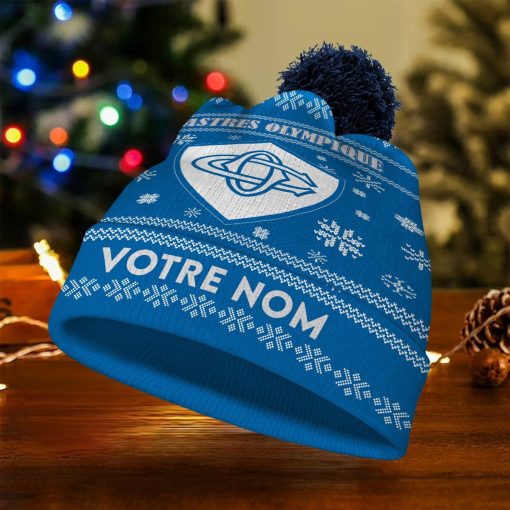 Castres Olympique – Bonnet de Noël Nouvelle Version avec nom personnalisé Castres Olympique – Bonnet de Noël Nouvelle Version avec nom personnalisé