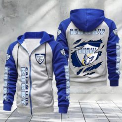 Colomiers Rugby – Hoodie zippé raglan Nouveau Design Nouvelle édition