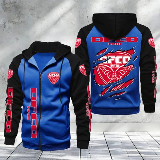 Dijon FCO – Hoodie zippé raglan Nouveau Design Nouvelle édition Dijon FCO – Hoodie zippé raglan Nouveau Design Nouvelle édition