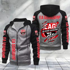 EA Guingamp – Hoodie zippé raglan Nouveau Design Nouvelle édition
