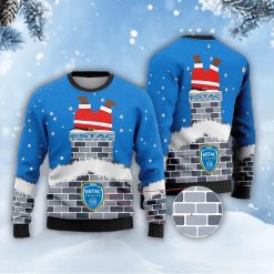 ESTAC Troyes – Pull-over à motif de Père Noël