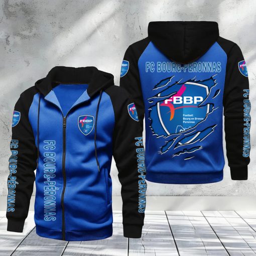 FC Bourg-Péronnas – Hoodie zippé raglan Nouveau Design Nouvelle édition FC Bourg-Péronnas – Hoodie zippé raglan Nouveau Design Nouvelle édition