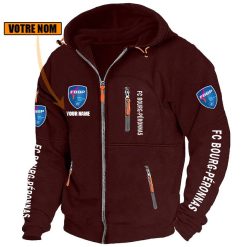 FC Bourg-Péronnas – Blouson zippé Édition spéciale avec nom personnalisé