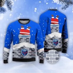 FC Grenoble Rugby – Pull-over à motif de Père Noël