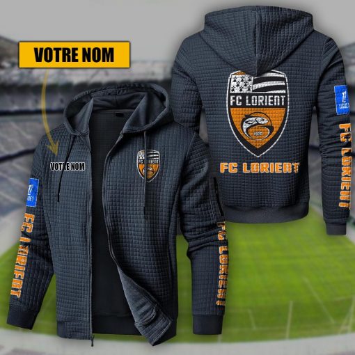 FC Lorient – Hoodie de sport nouvelle version avec nom personnalisé FC Lorient – Hoodie de sport nouvelle version avec nom personnalisé