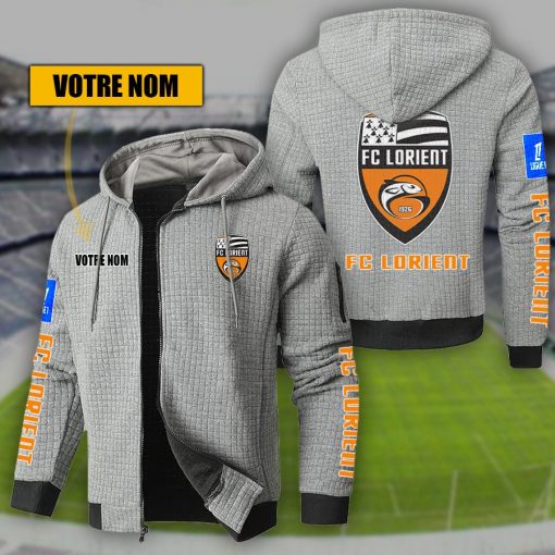 FC Lorient – Hoodie de sport nouvelle version avec nom personnalisé FC Lorient – Hoodie de sport nouvelle version avec nom personnalisé