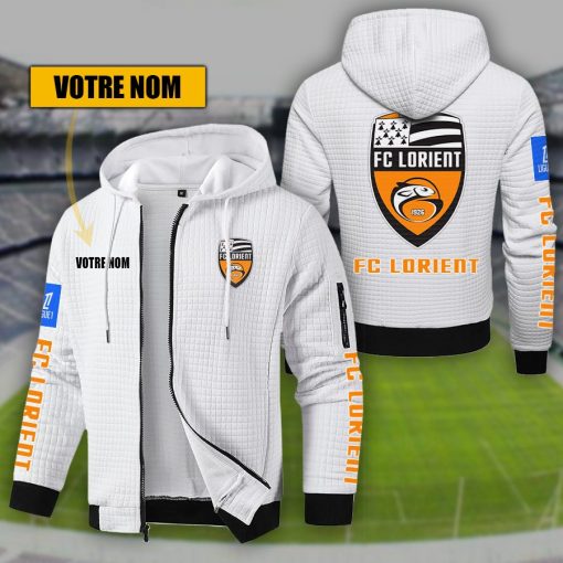 FC Lorient – Hoodie de sport nouvelle version avec nom personnalisé FC Lorient – Hoodie de sport nouvelle version avec nom personnalisé