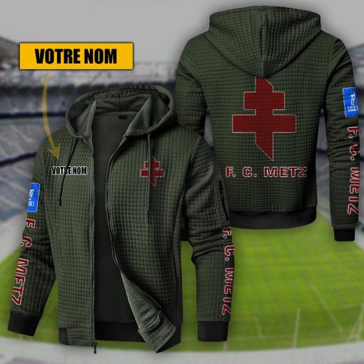 FC Metz – Hoodie de sport nouvelle version avec nom personnalisé FC Metz – Hoodie de sport nouvelle version avec nom personnalisé